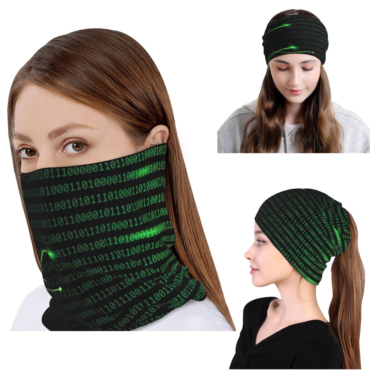 Knit Beanie Hat Warm - Couverture polaire légère à motif code