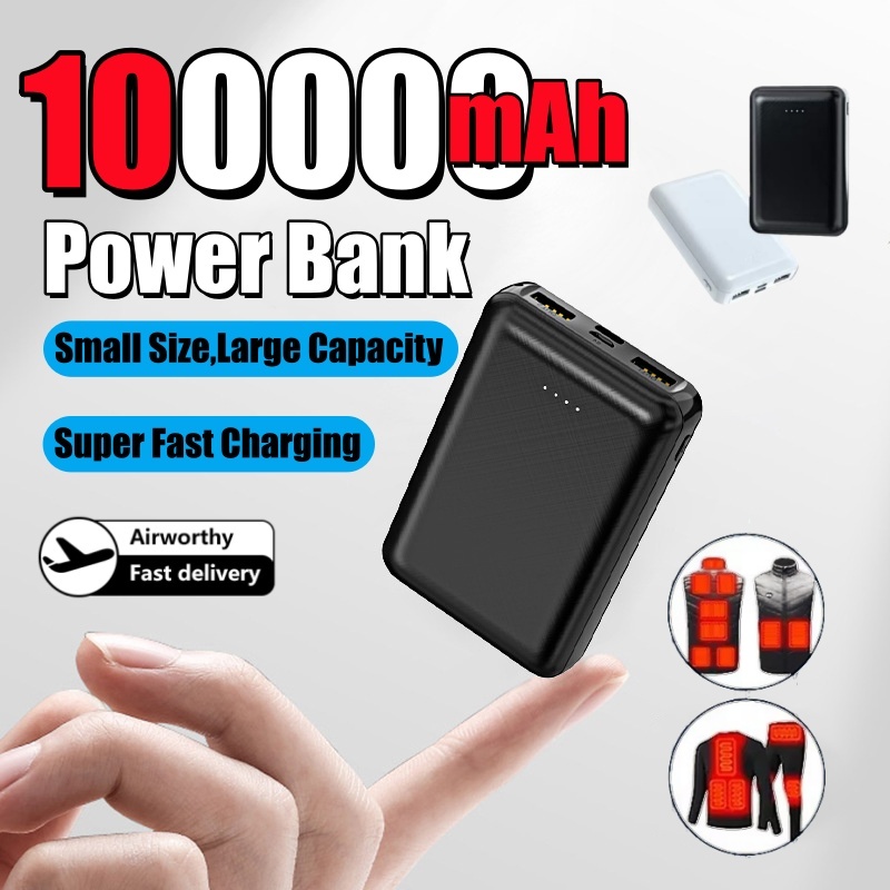 Heated Vest Battery - Batterie externe Portable 100000mah, USB, charge