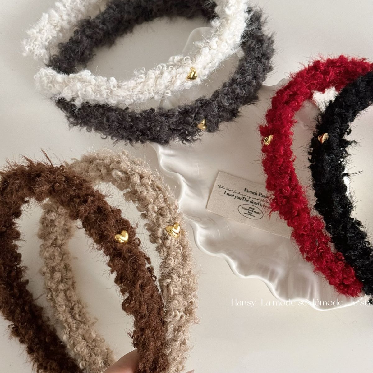 Winter Headband Fleece - Hiver polaire en peluche bandeaux rétro