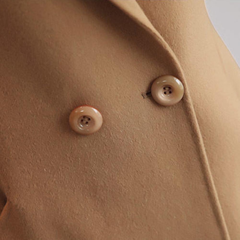 Wool Coat Peacoat - 2025 femmes élégantes manteaux de laine