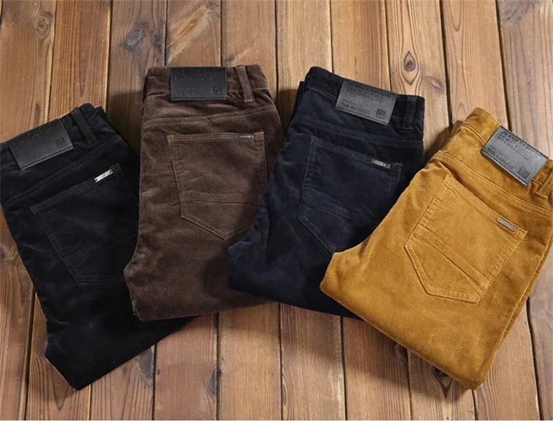 Corduroy Pant Warm - Pantalon décontracté en velours côtelé pour