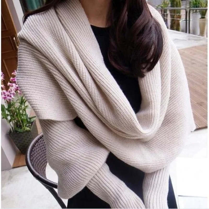 Wool Scarf Men - SupSindy Écharpe en laine de style