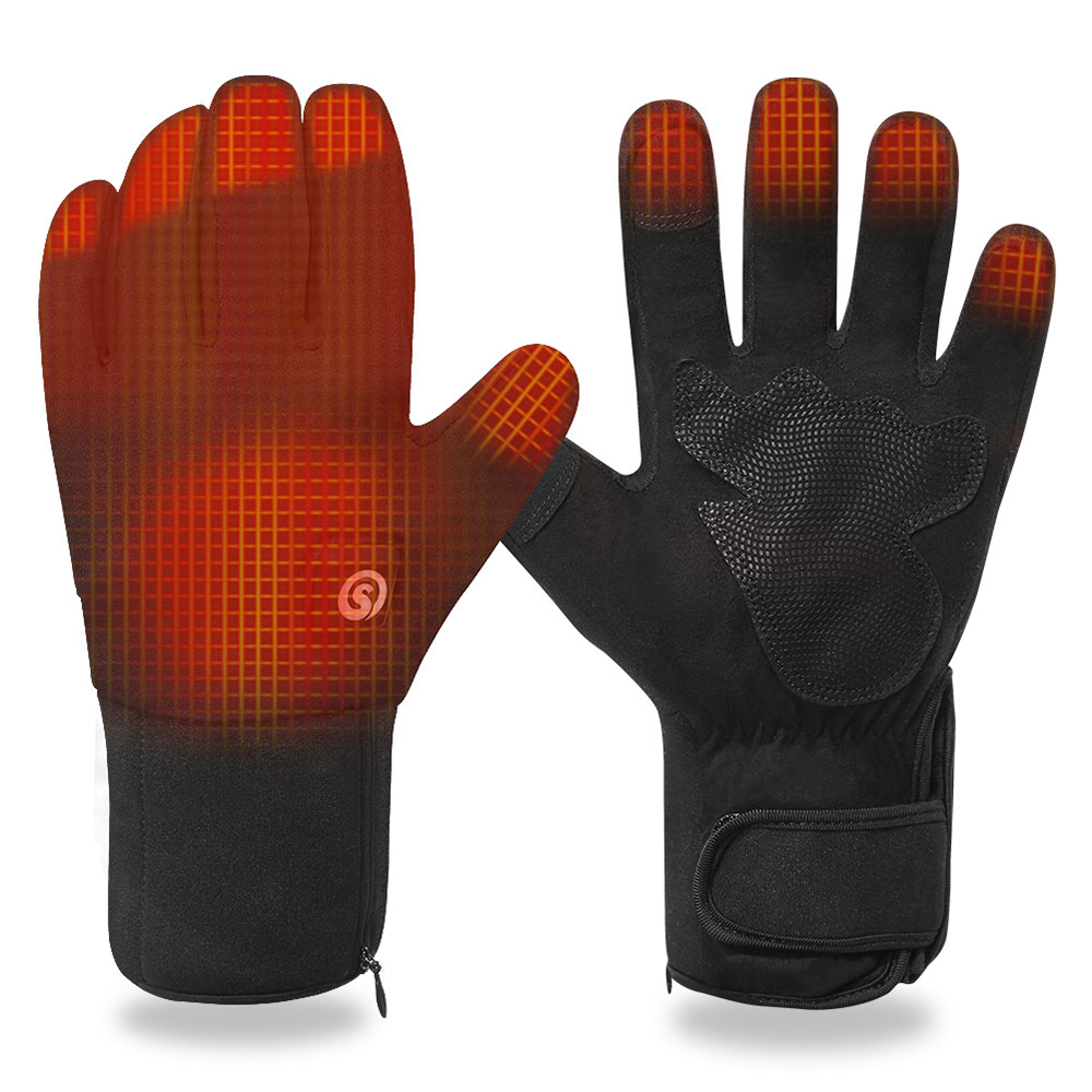 Touch Screen Gloves - Gants électriques métropolitains avec batterie, chauffe-mains,