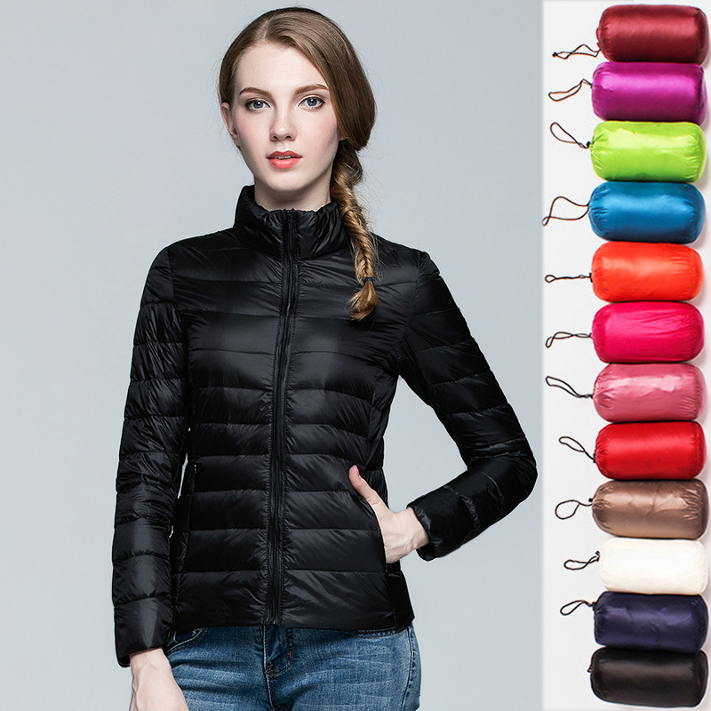 Down Jacket Packable - Veste courte bouffante pour femmes, nouvelle