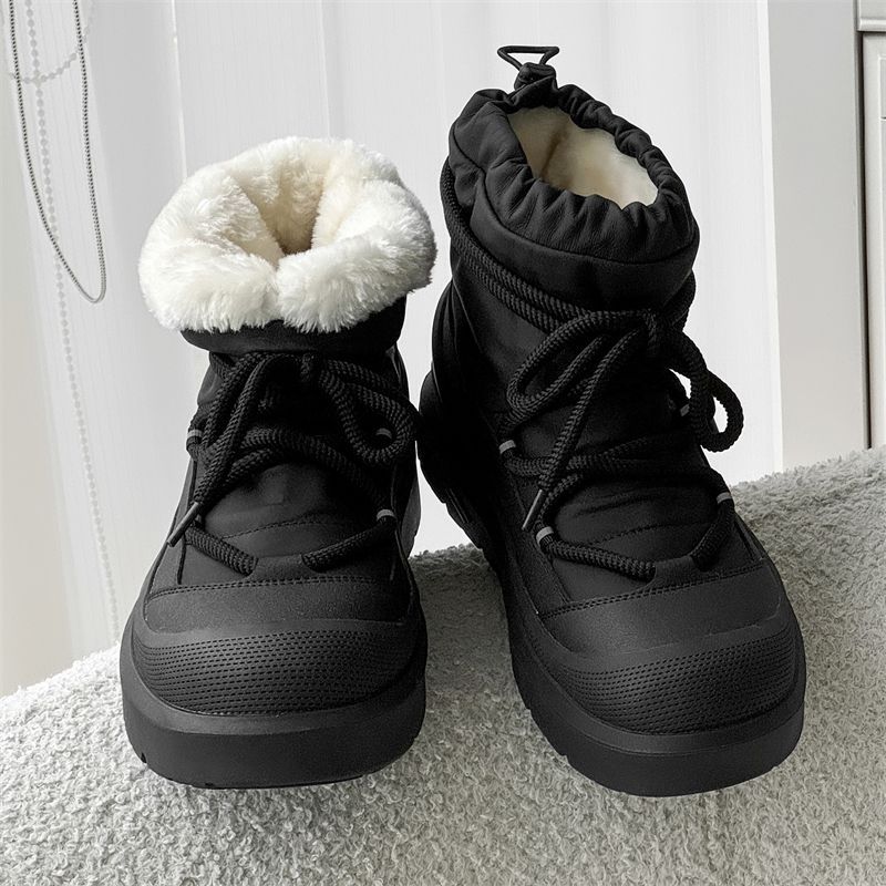 Waterproof Winter Boot - Bottines de neige montantes pour hommes,