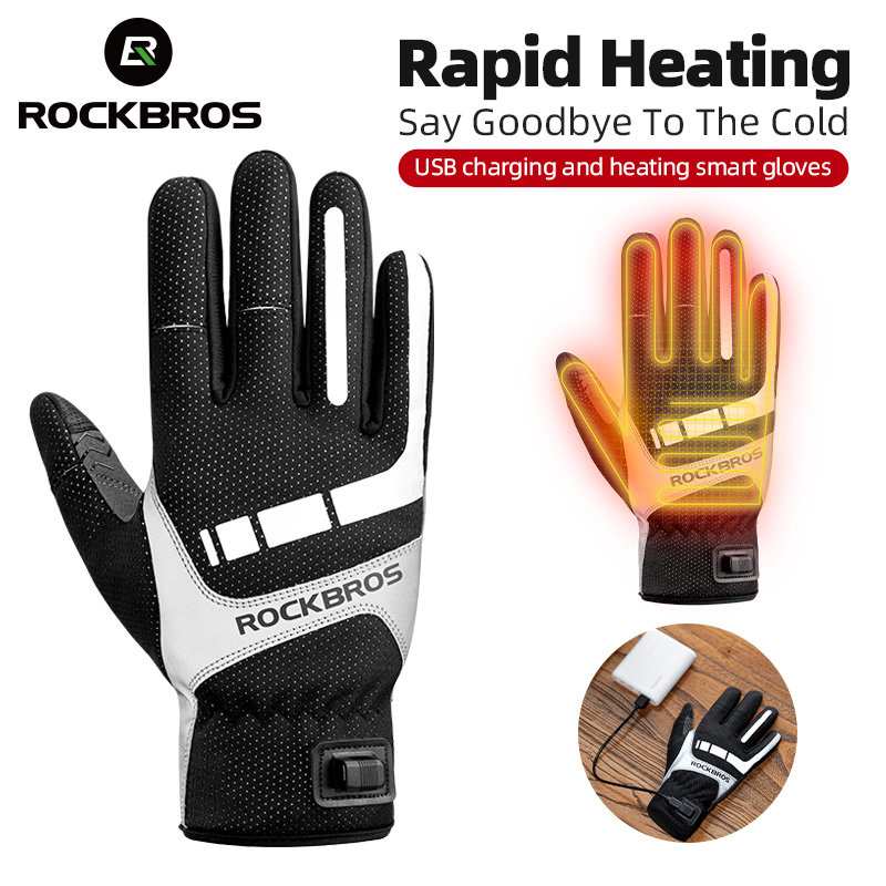 Touch Screen Gloves - ROCKBROS gant d'hiver chauffant gants de