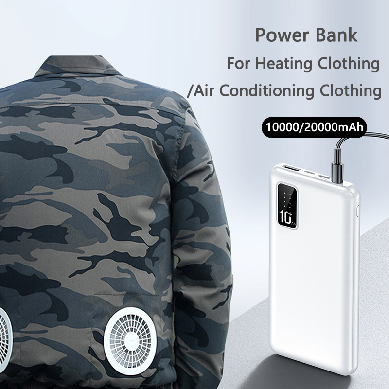 Heated Vest Battery - Batterie externe 20000mAh pour gilet chauffant,