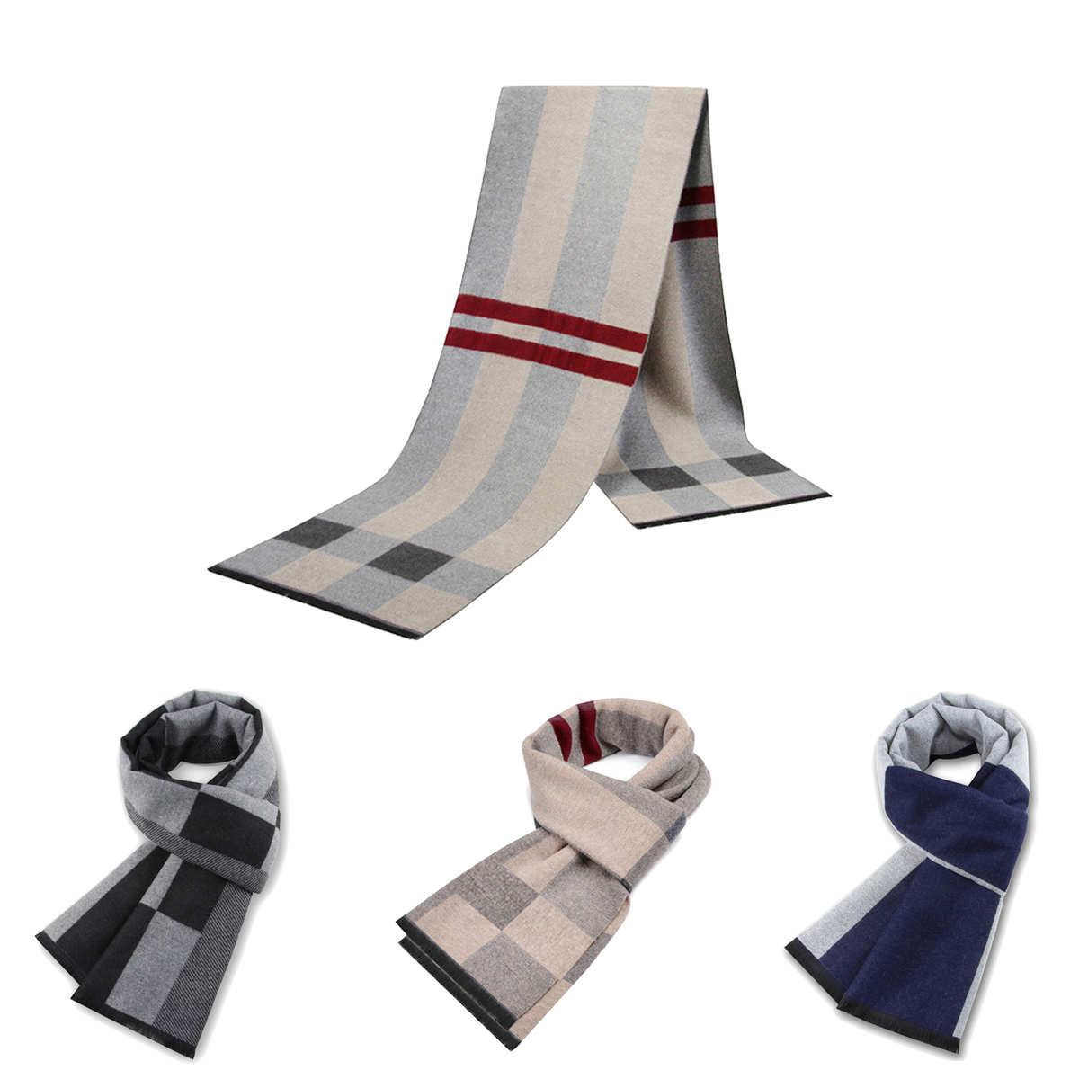 Wool Scarf Men - Hommes écharpe pour homme hiver copie
