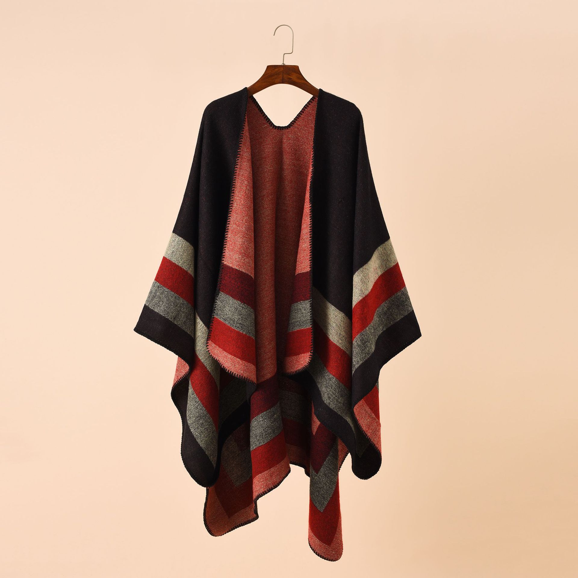 Ponchos et Capes à carreaux ch - Shawl Wrap Winter avis et prix