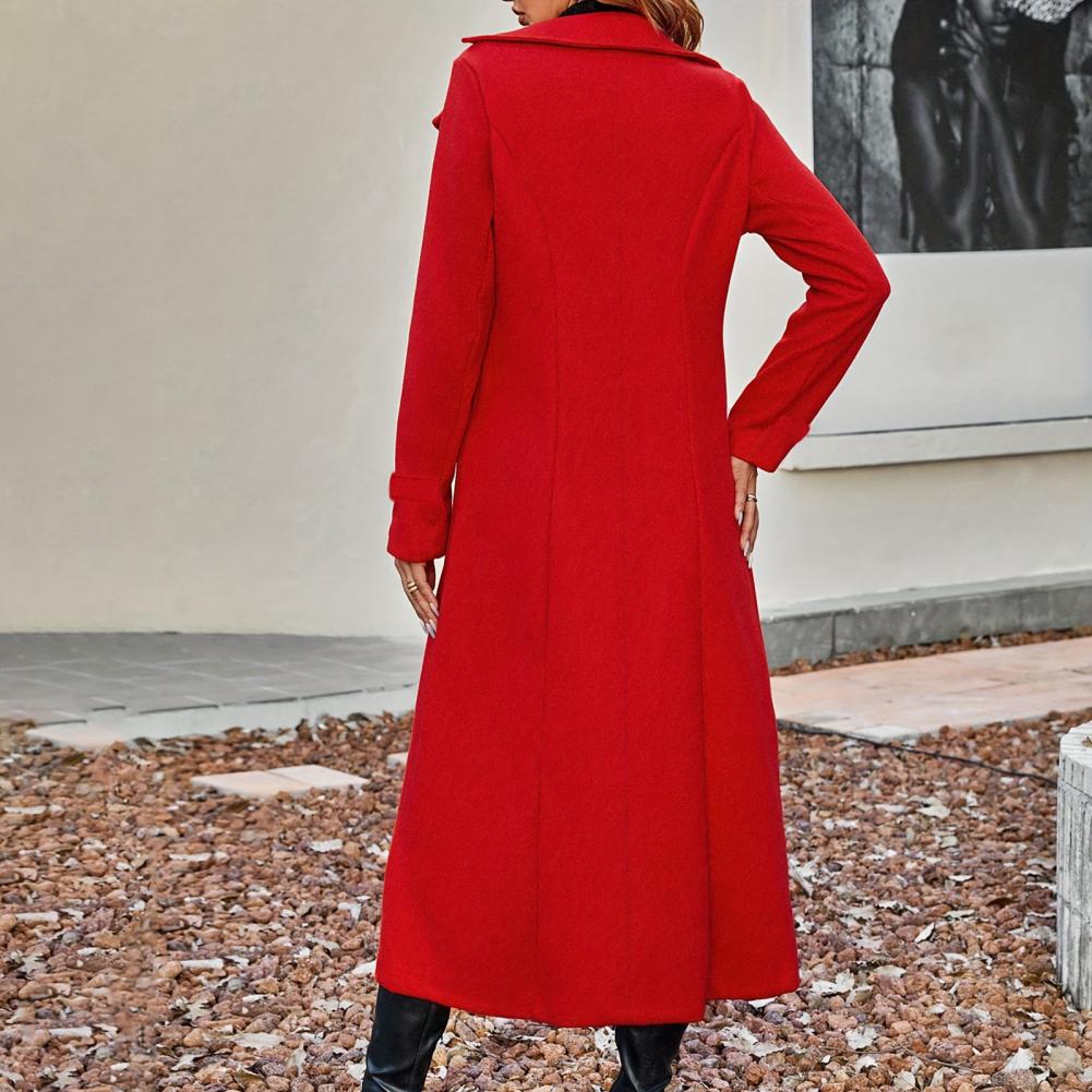 Manteau long en laine pour fem - Wool Coat Peacoat avis et prix