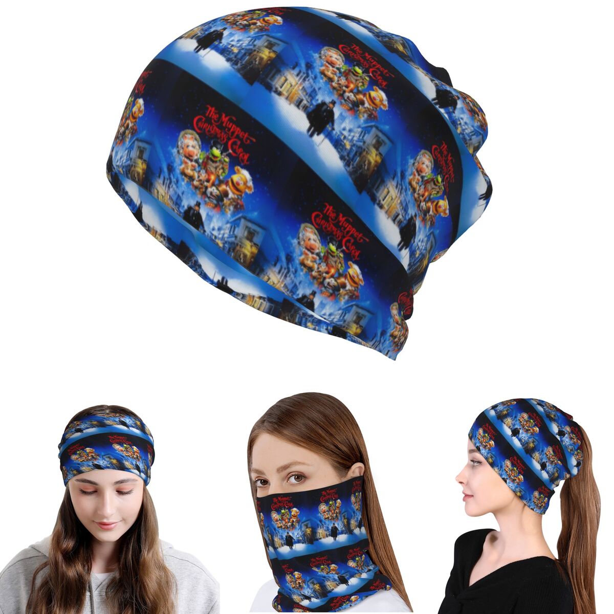 Muppet Christmas Carol Bandana - Knit Beanie Hat Warm avis et prix