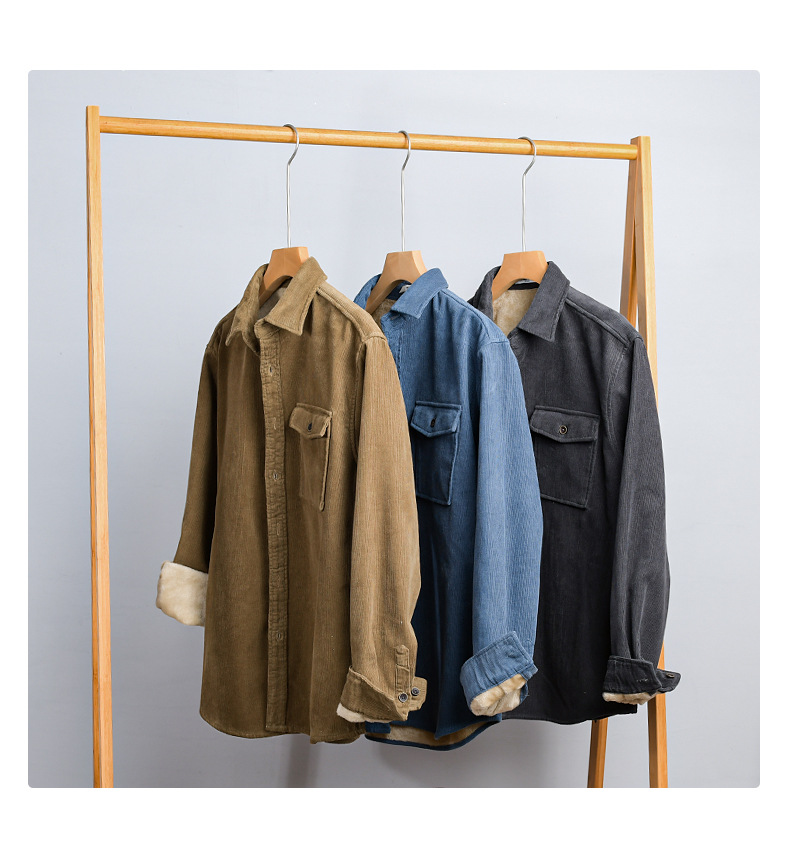 Veste chemise en velours côtel - Flannel Shirt Lined avis et prix