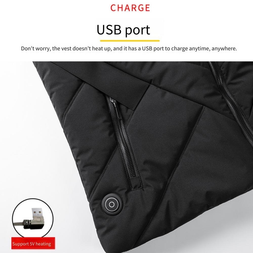 2025 NewUSB gilet chauffant él - Heated Vest Battery avis et prix