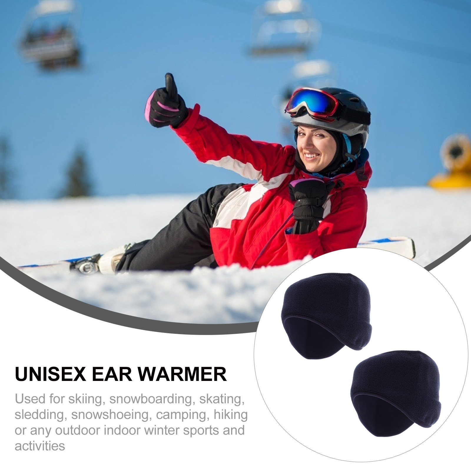 2 bandeaux coupe-vent chauds e - Fleece Ear Warmer Band avis et prix
