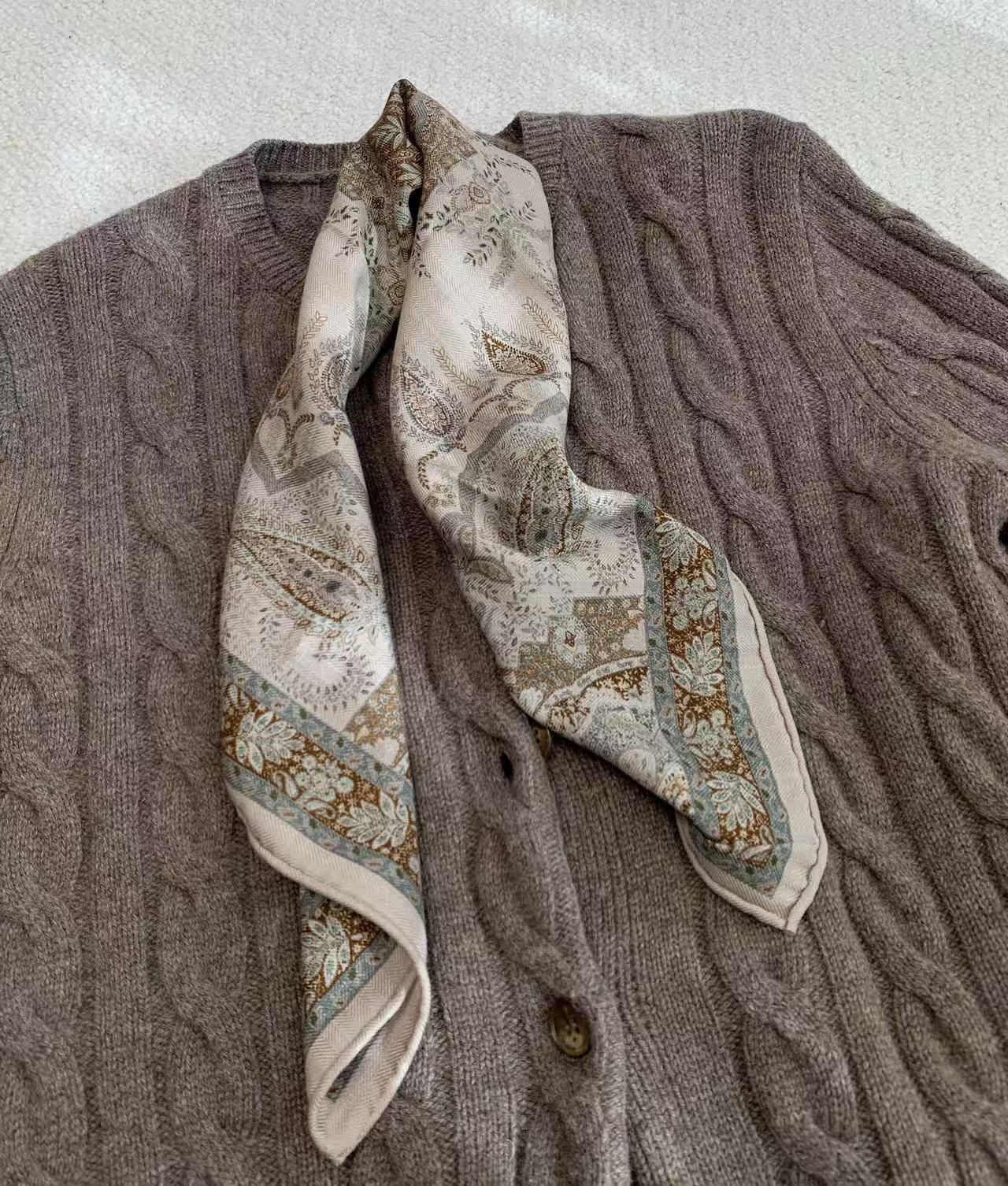 Cache-cou en laine et soie 202 - Wool Scarf Men avis et prix