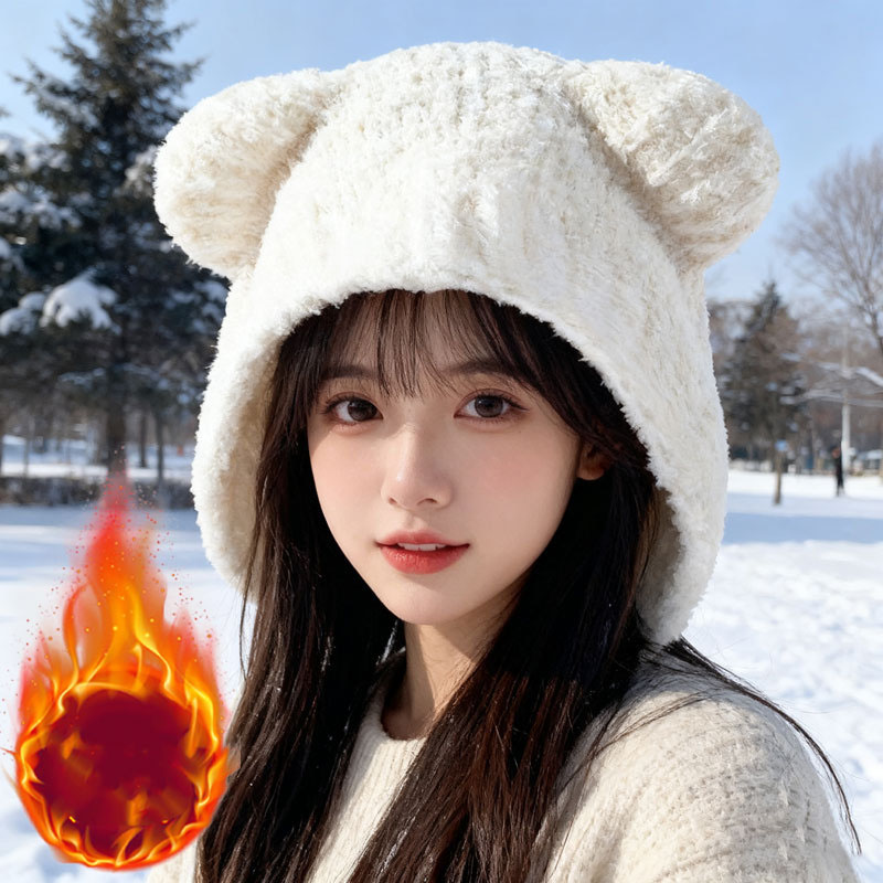 Chapeau tricoté pour femmes, m - Knit Beanie Hat Warm avis et prix