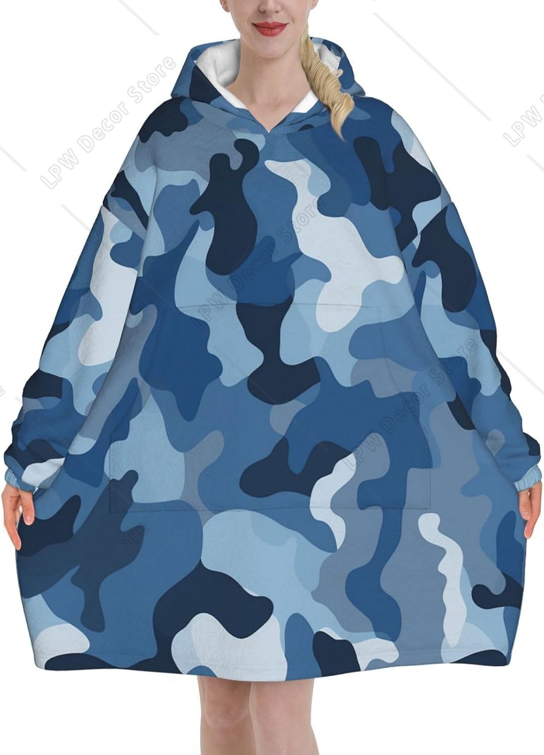 Couverture à capuche classique - Sherpa Hoodie Fleece avis et prix