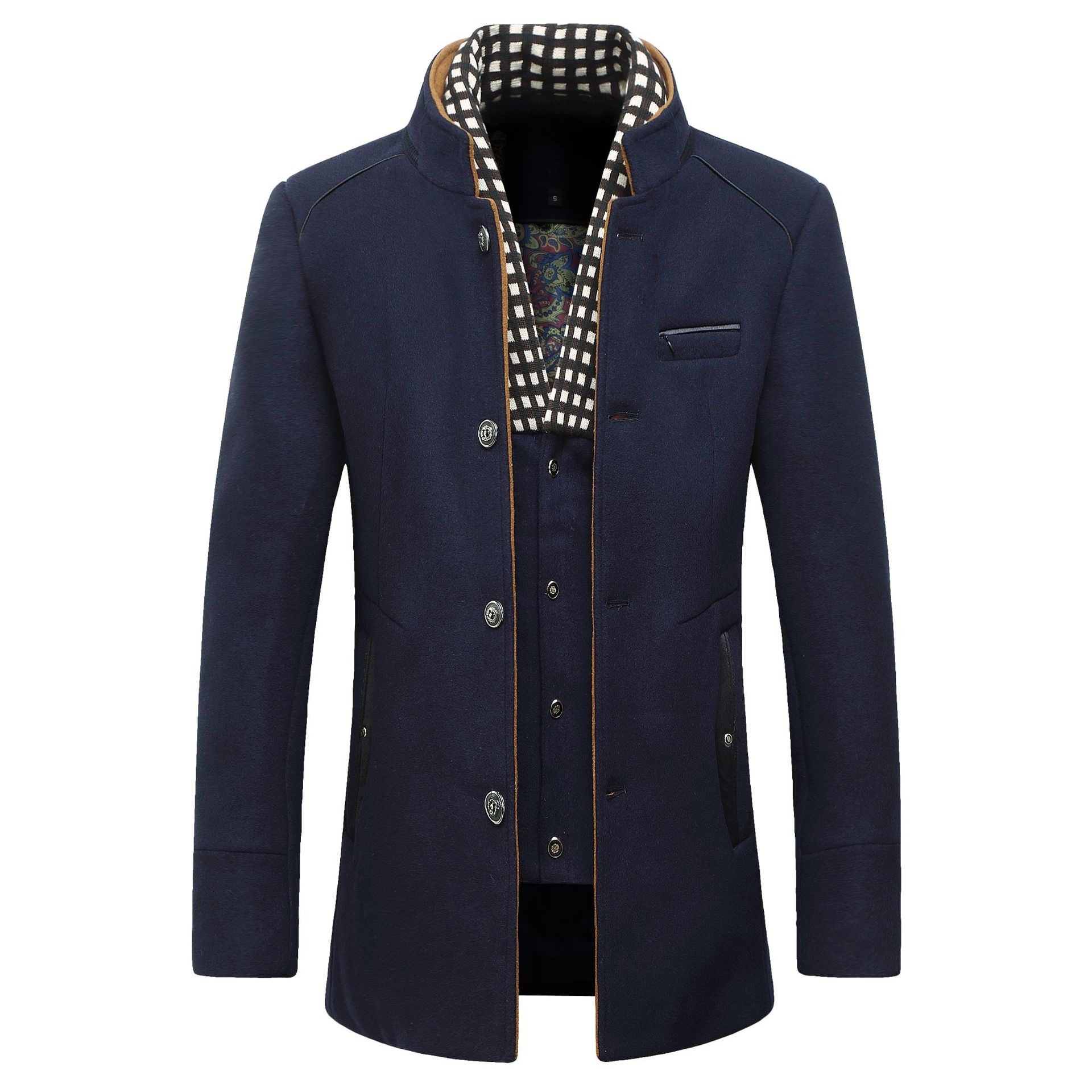 Veste en laine pour homme, cou - Wool Coat Peacoat avis et prix