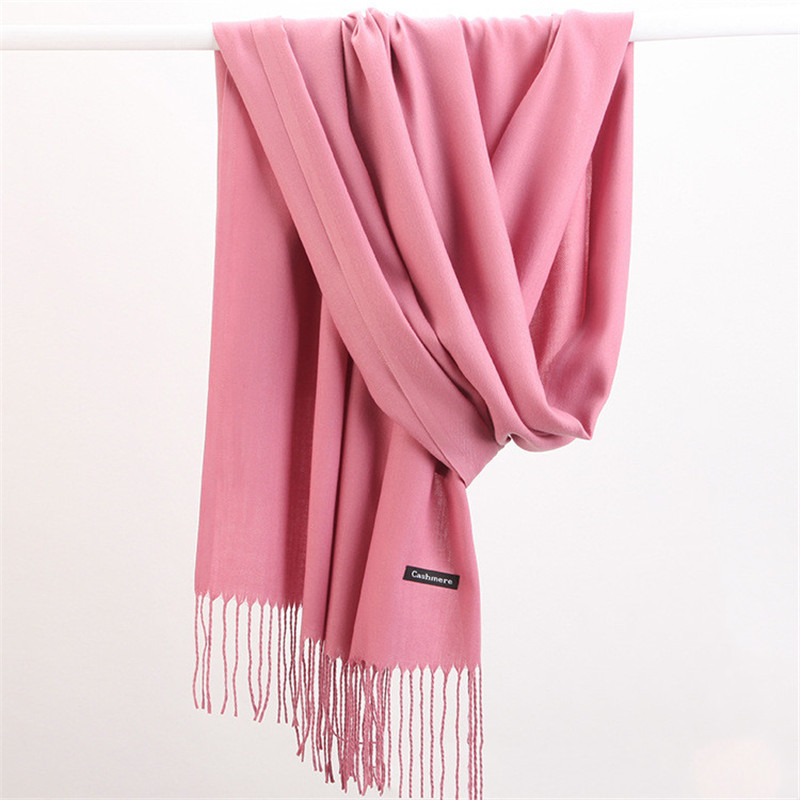 Mode couleur unie 2023 femmes  - Cashmere Pashmina Wrap avis et prix