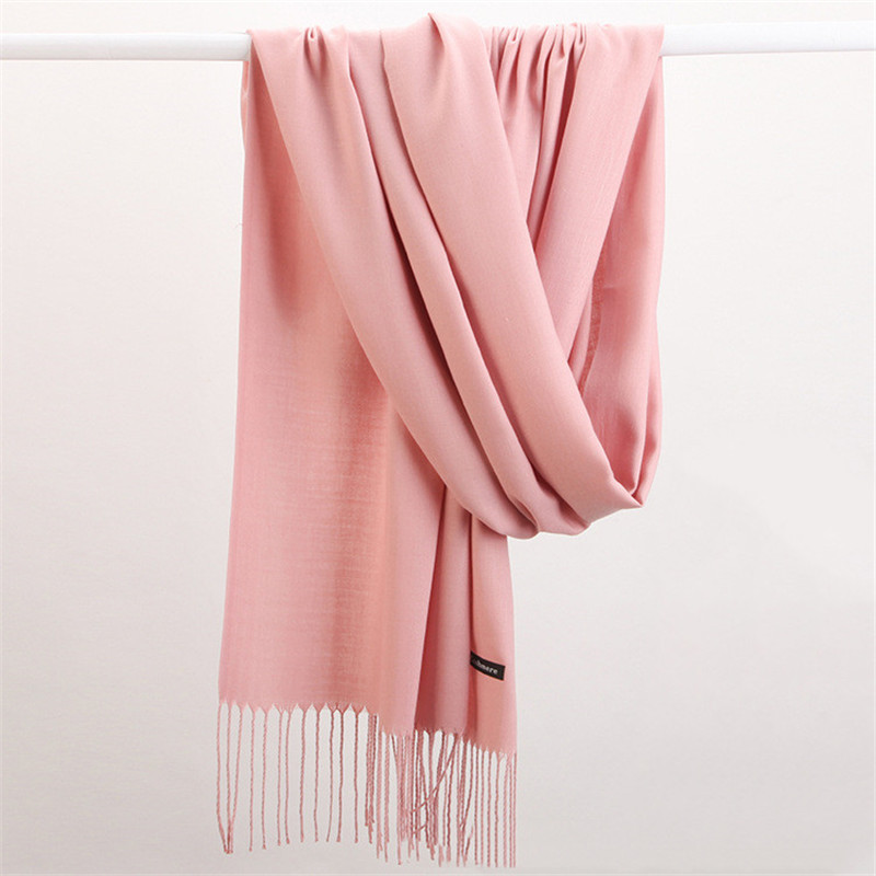 Mode couleur unie 2023 femmes  - Cashmere Pashmina Wrap avis et prix
