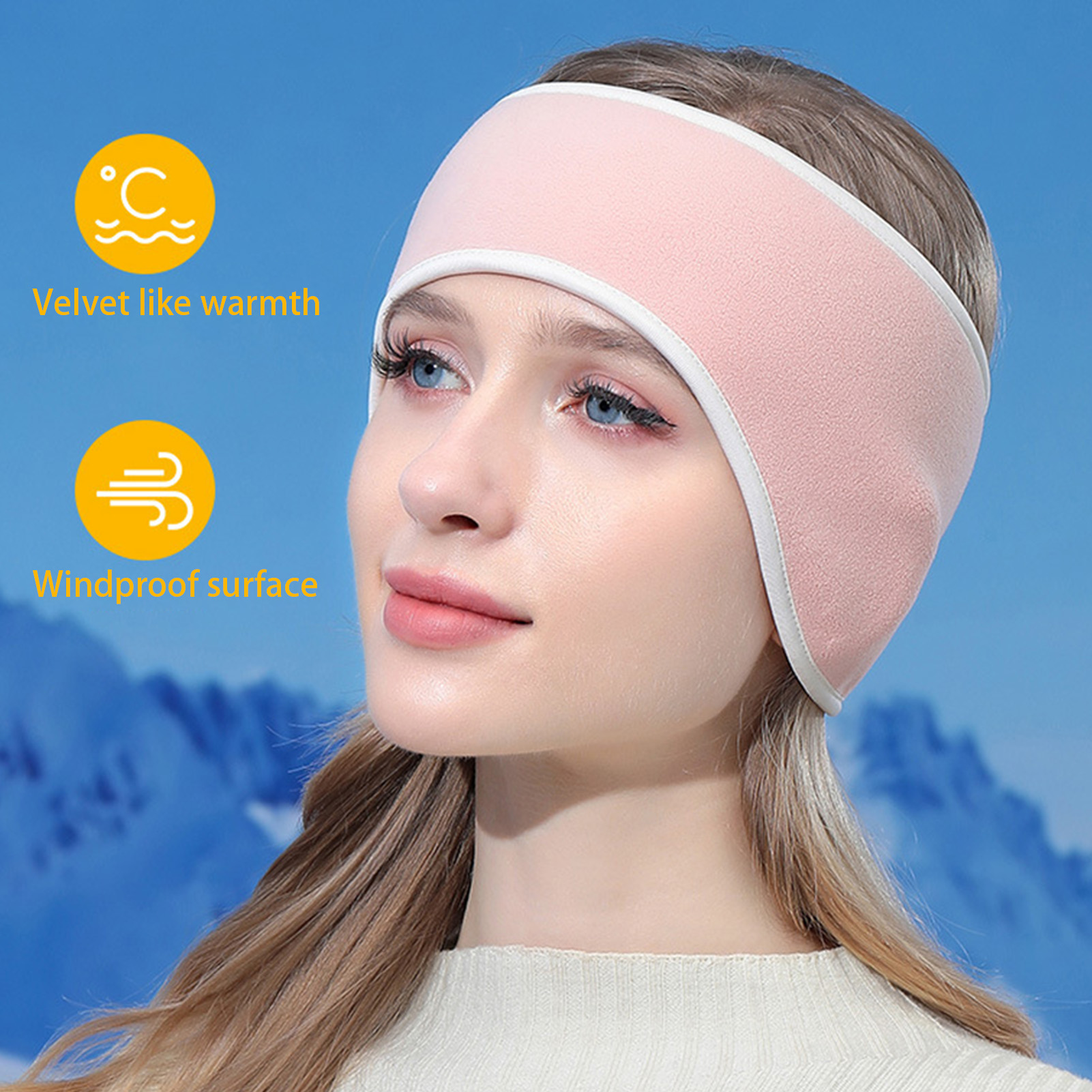 Couverture d'oreille thermique - Fleece Ear Warmer Band avis et prix