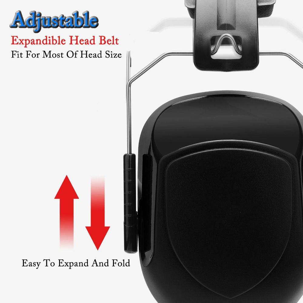 SNR-34dB casque réglable réduc - Earmuffs Foldable avis et prix