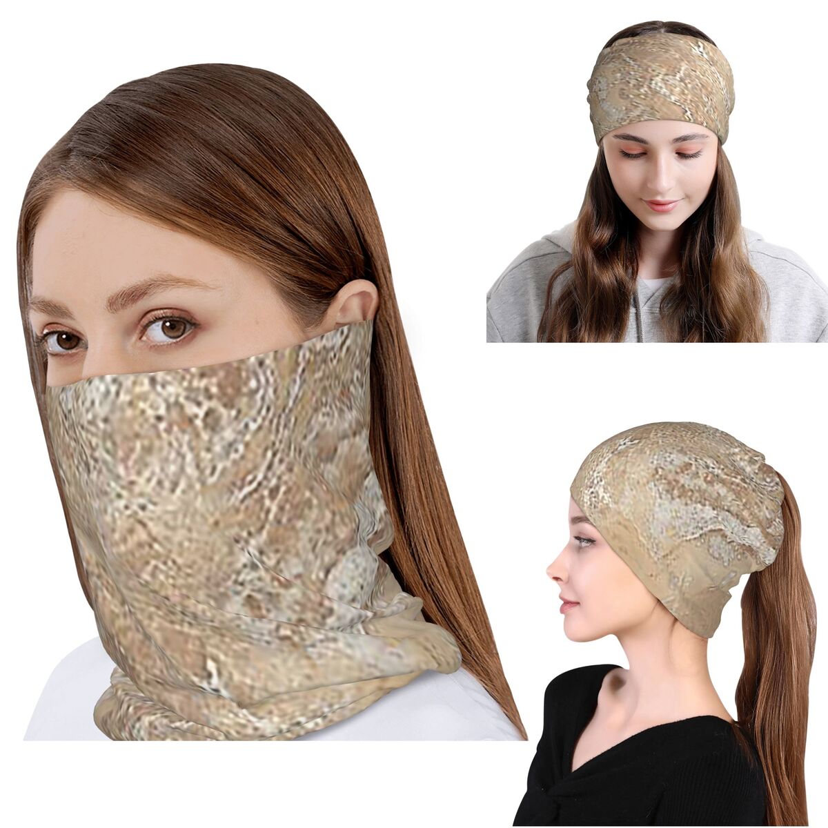 Cache-cou, masque, écharpe, bo - Knit Beanie Hat Warm avis et prix