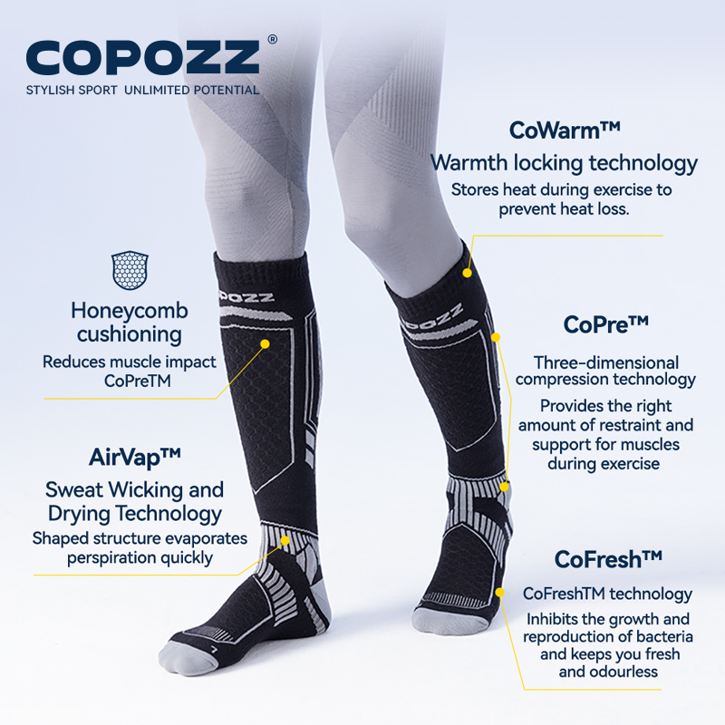COPOZZ nouvelles chaussettes d - Thermal Sock Wool avis et prix
