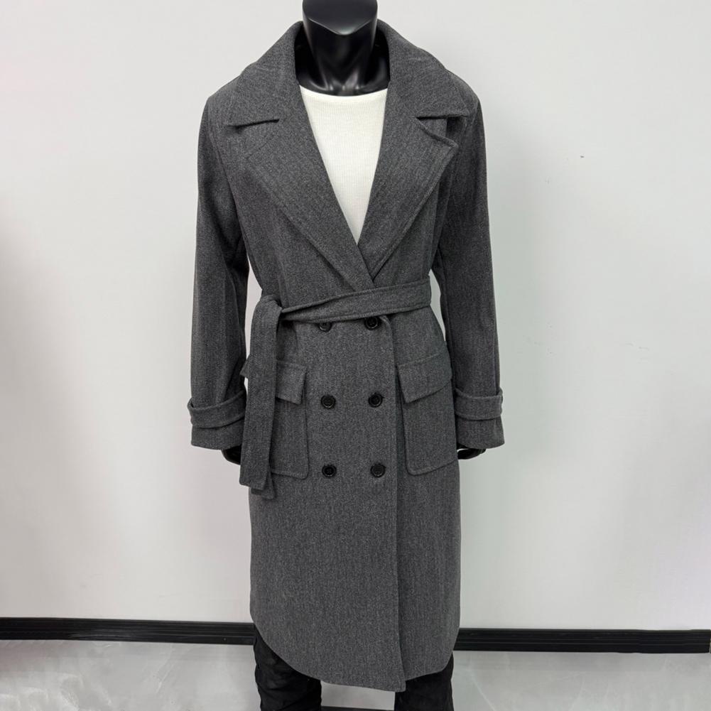 Manteau long à manches longues - Wool Coat Peacoat avis et prix