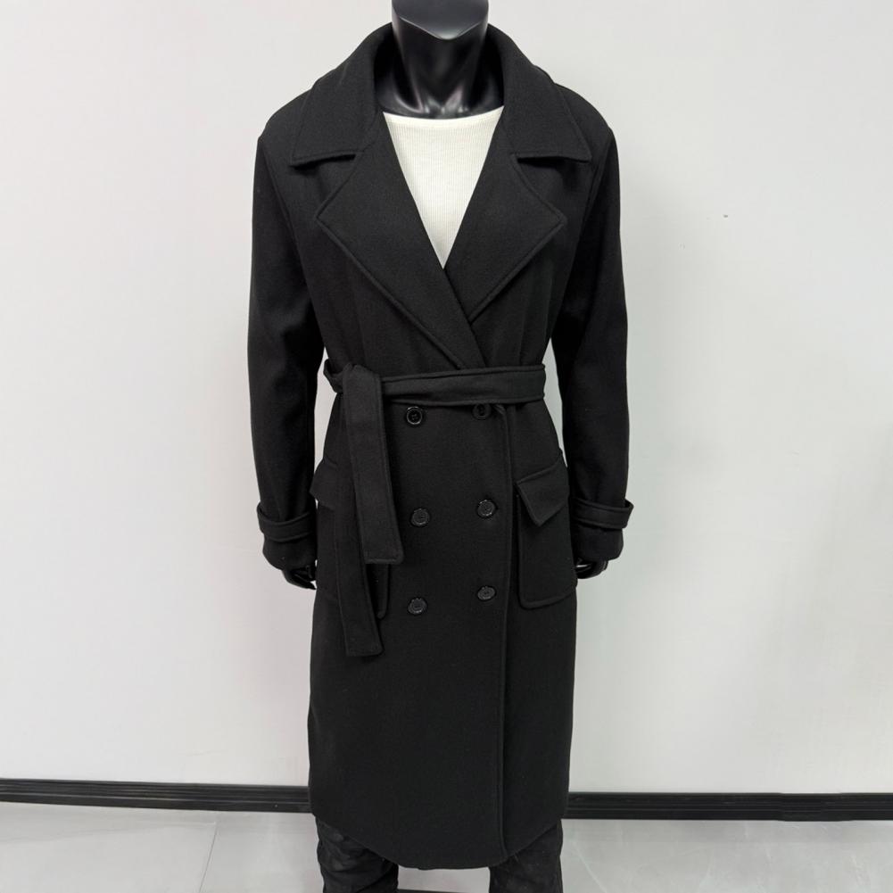 Manteau long à manches longues - Wool Coat Peacoat avis et prix