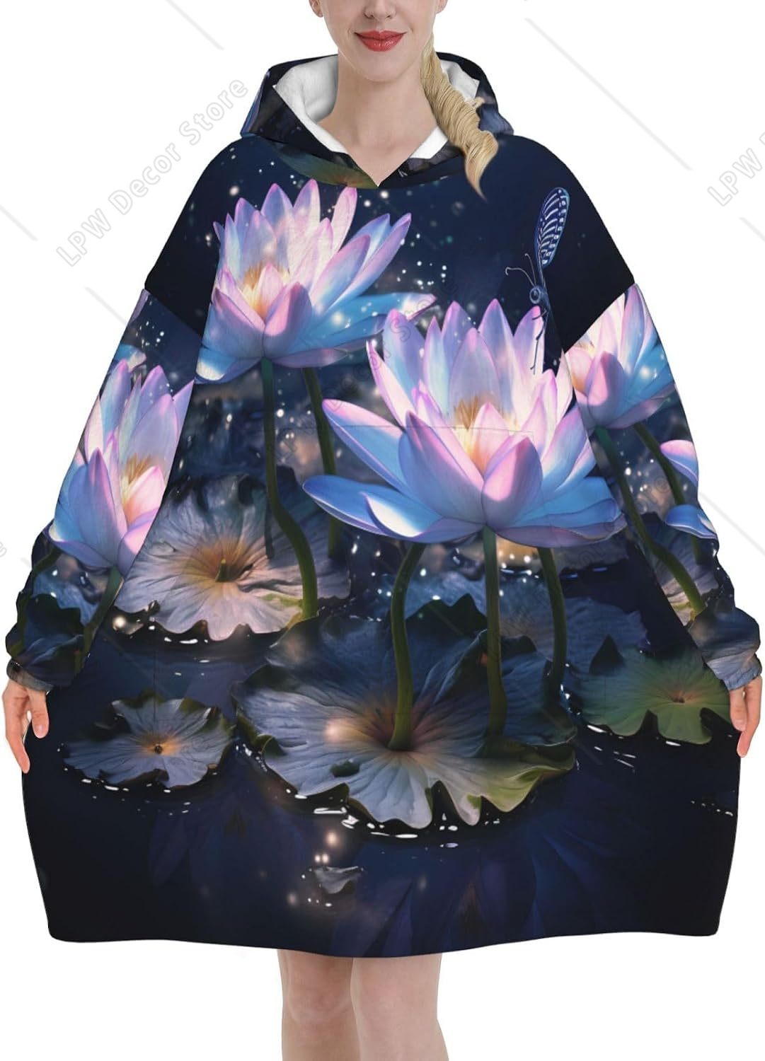 Couverture à capuche fantaisie - Sherpa Hoodie Fleece avis et prix