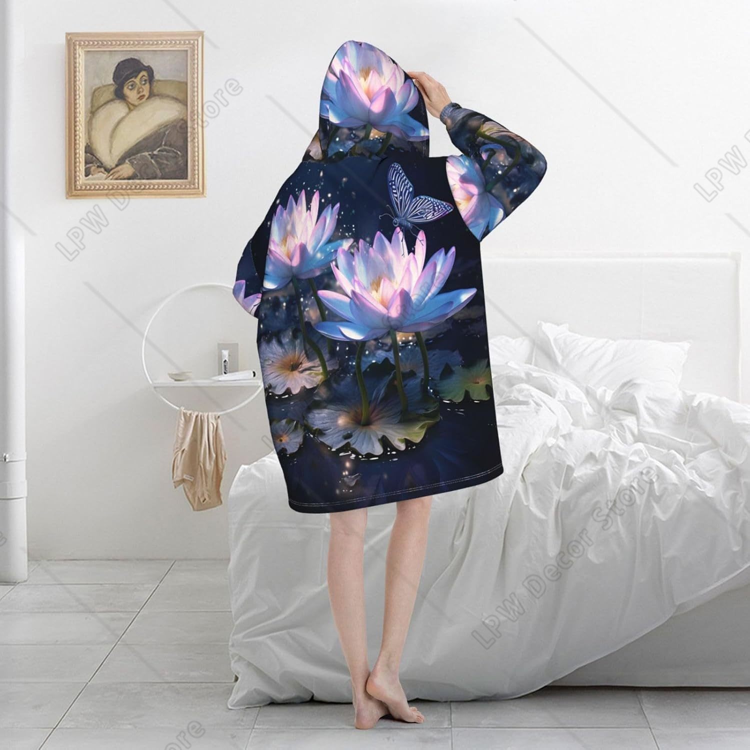 Couverture à capuche fantaisie - Sherpa Hoodie Fleece avis et prix