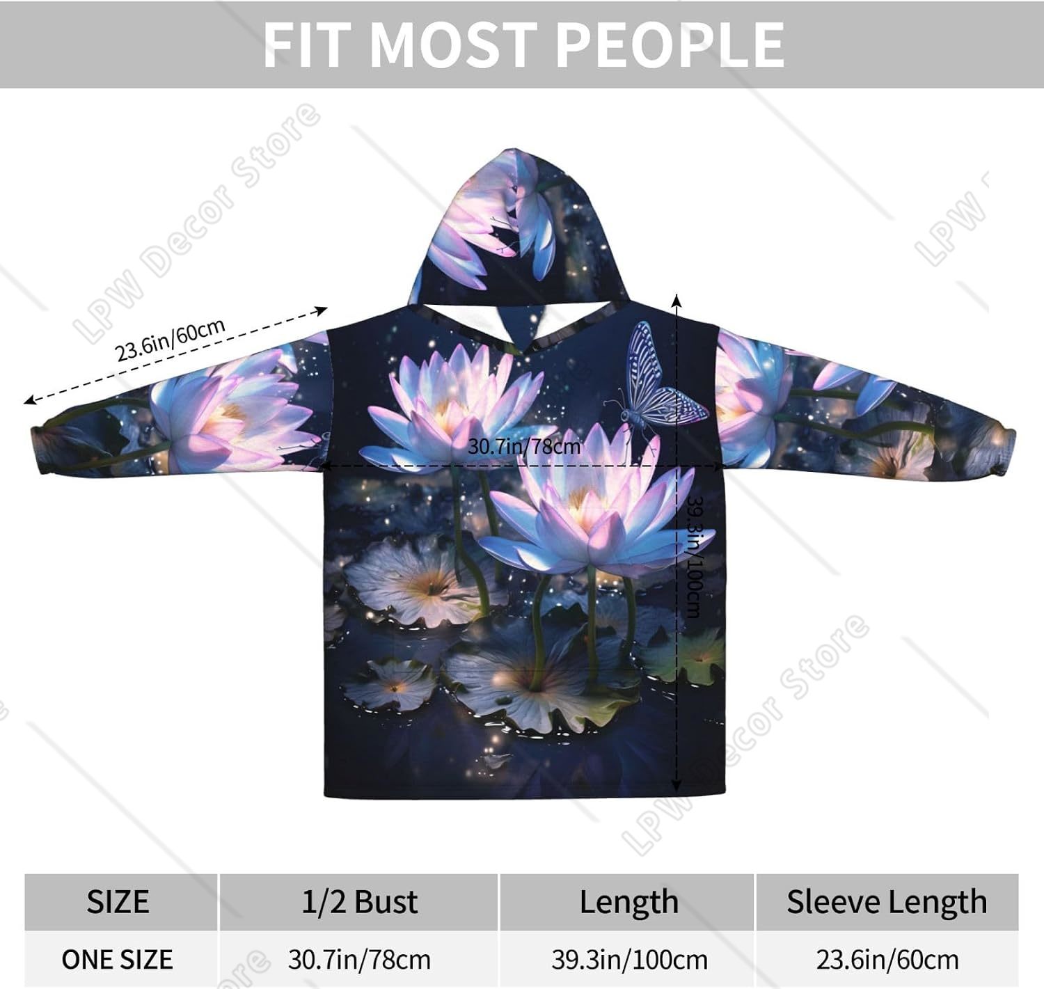Couverture à capuche fantaisie - Sherpa Hoodie Fleece avis et prix