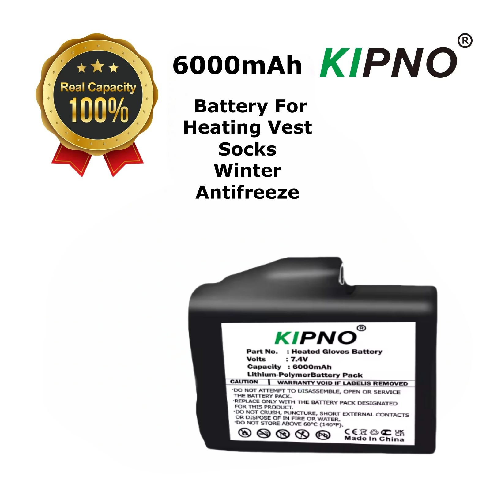Batterie de gants chauffants 7 - Heated Vest Battery avis et prix