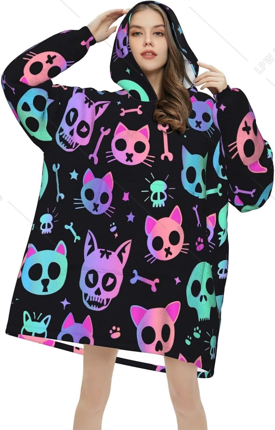 Couverture à capuche surdimens - Sherpa Hoodie Fleece avis et prix