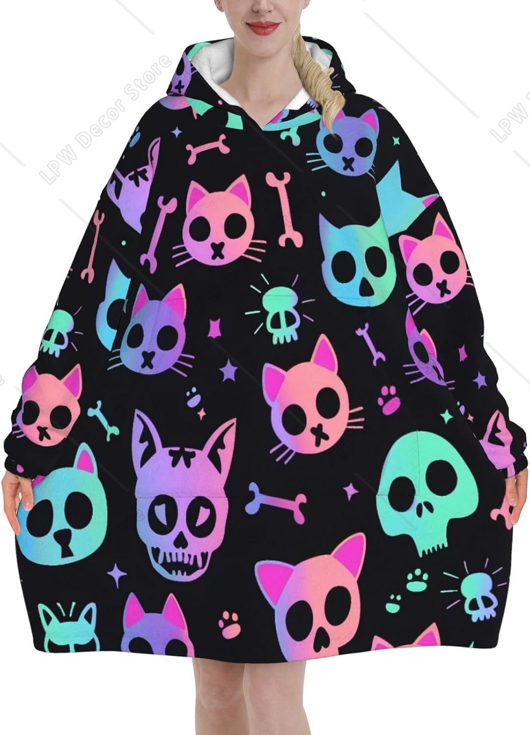Couverture à capuche surdimens - Sherpa Hoodie Fleece avis et prix