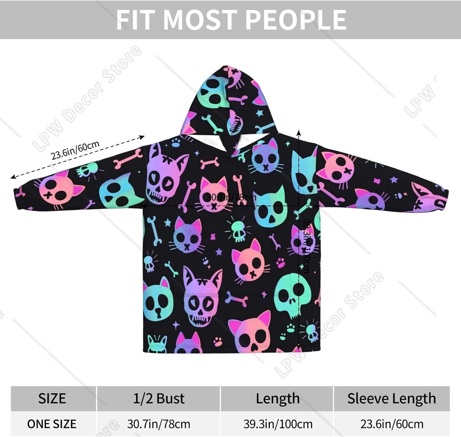 Couverture à capuche surdimens - Sherpa Hoodie Fleece avis et prix