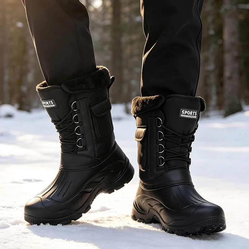 Bottes d'hiver pour hommes, ch - Waterproof Winter Boot avis et prix