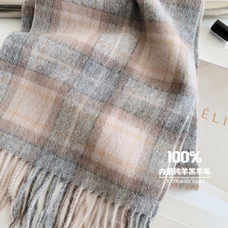 2025 foulards à carreaux écoss - Wool Scarf Men avis et prix