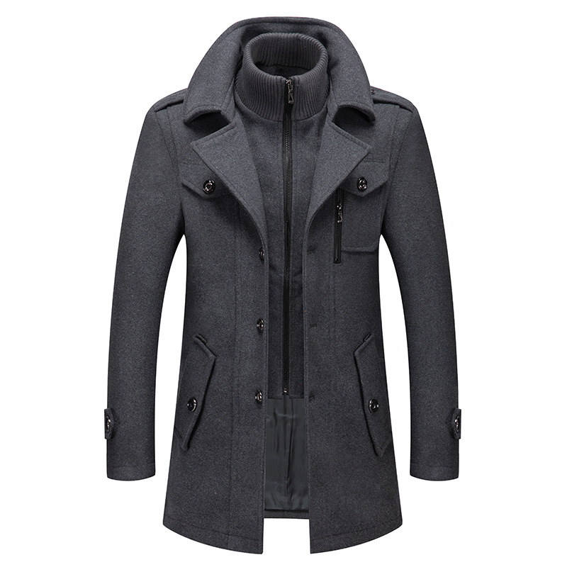 Manteau d'hiver en laine pour  - Wool Coat Peacoat avis et prix