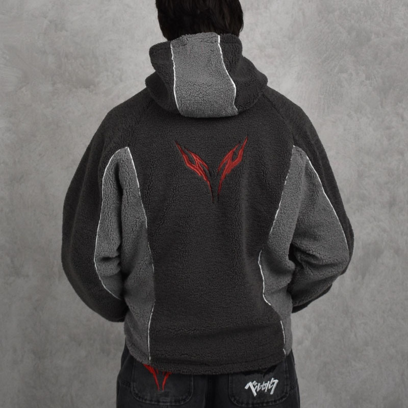 Veste à capuche unisexe en pol - Sherpa Hoodie Fleece avis et prix