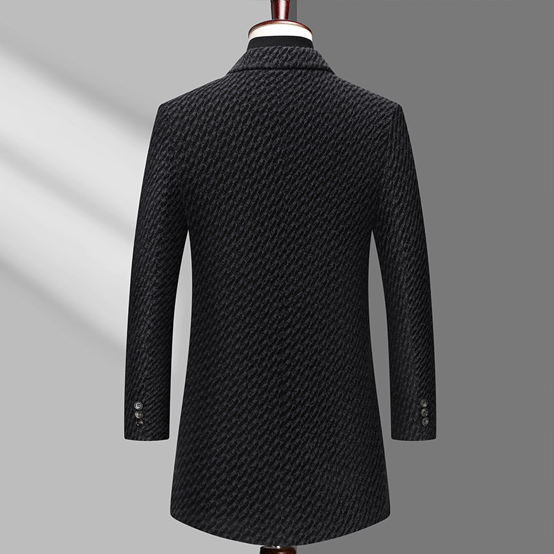 Manteau Long hommes veste en l - Wool Coat Peacoat avis et prix