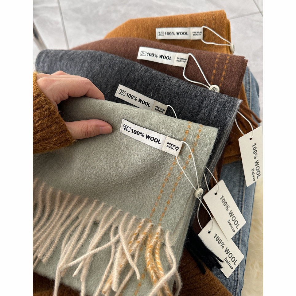 Élégant bonne qualité 100% lai - Wool Scarf Men avis et prix