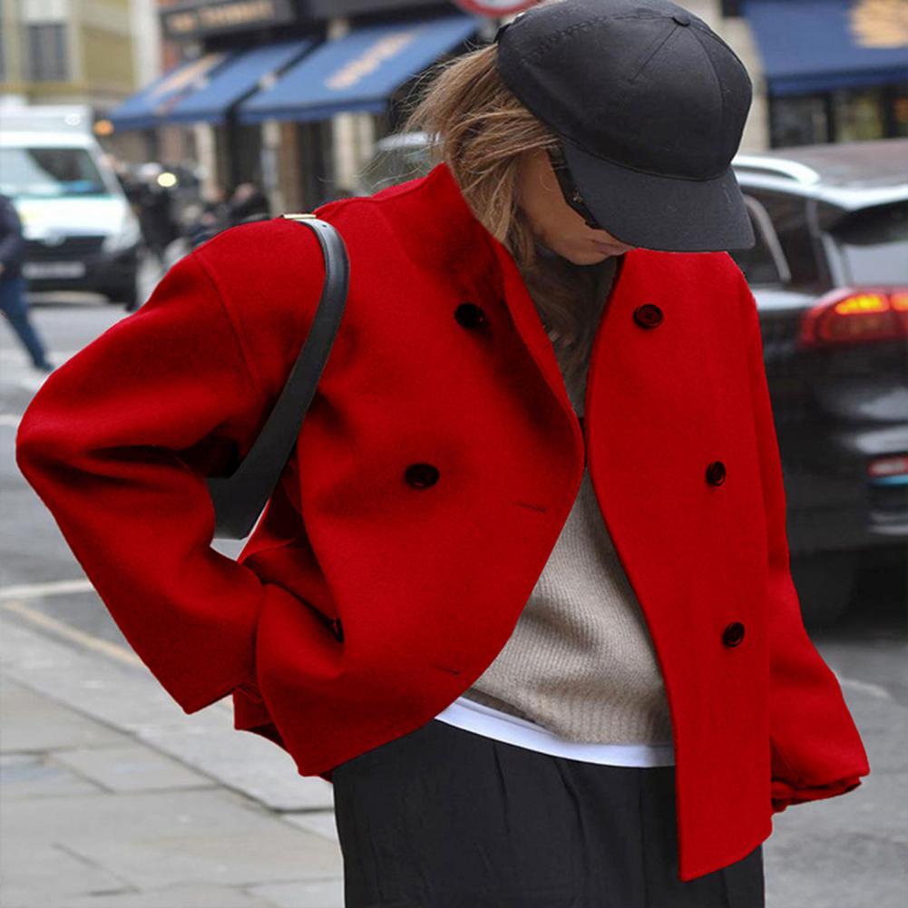 Manteau court en laine pour fe - Wool Coat Peacoat avis et prix