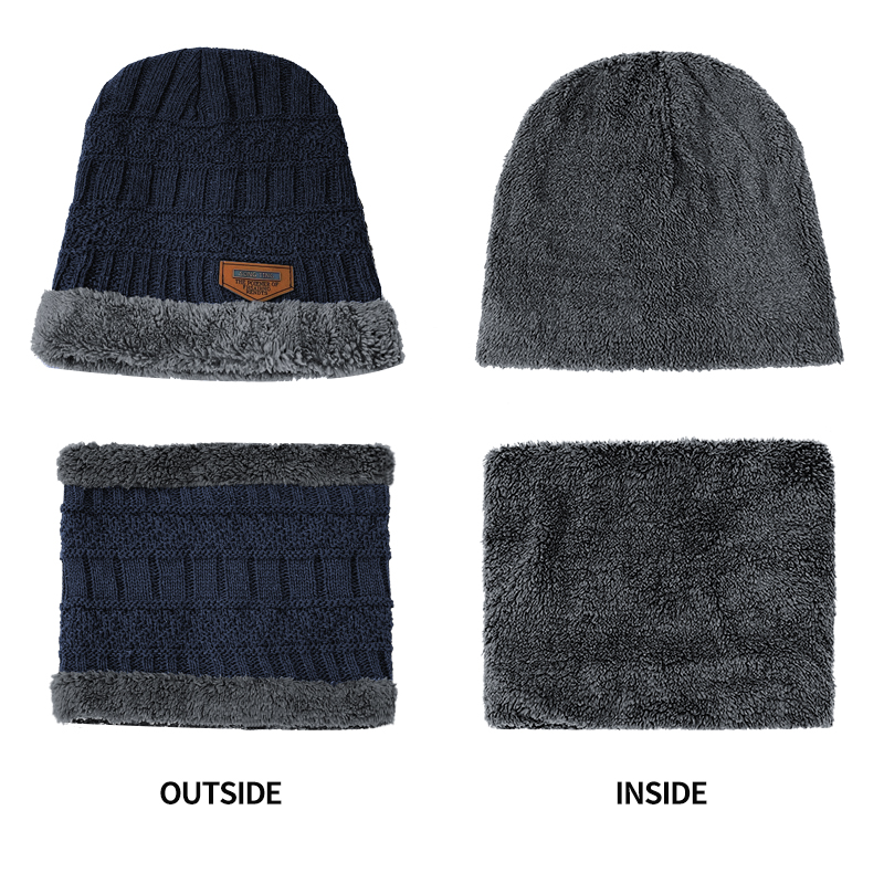 Nouveau bonnet d'hiver pour ho - Wool Scarf Men avis et prix