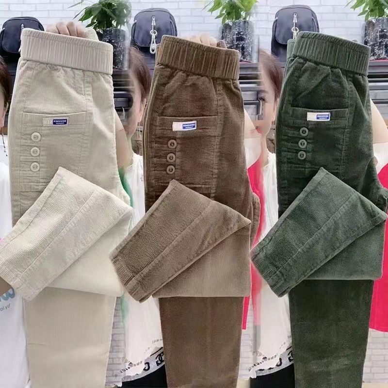 Femmes chaud printemps hiver b - Corduroy Pant Warm avis et prix
