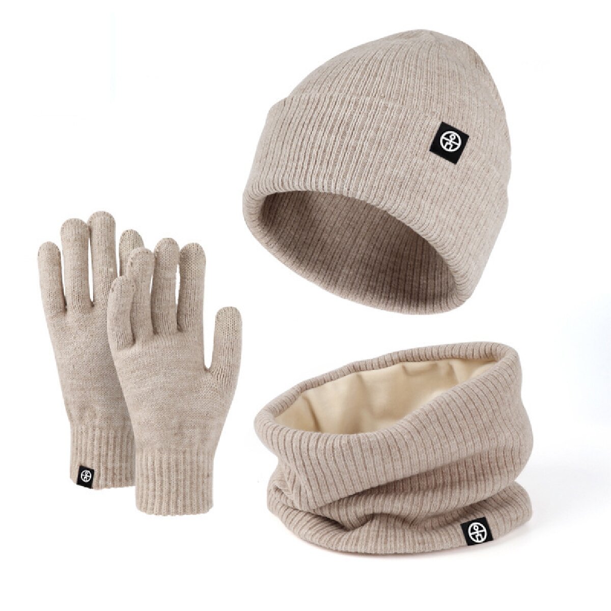 3 pièces hiver bonnet chapeau  - Wool Scarf Men avis et prix