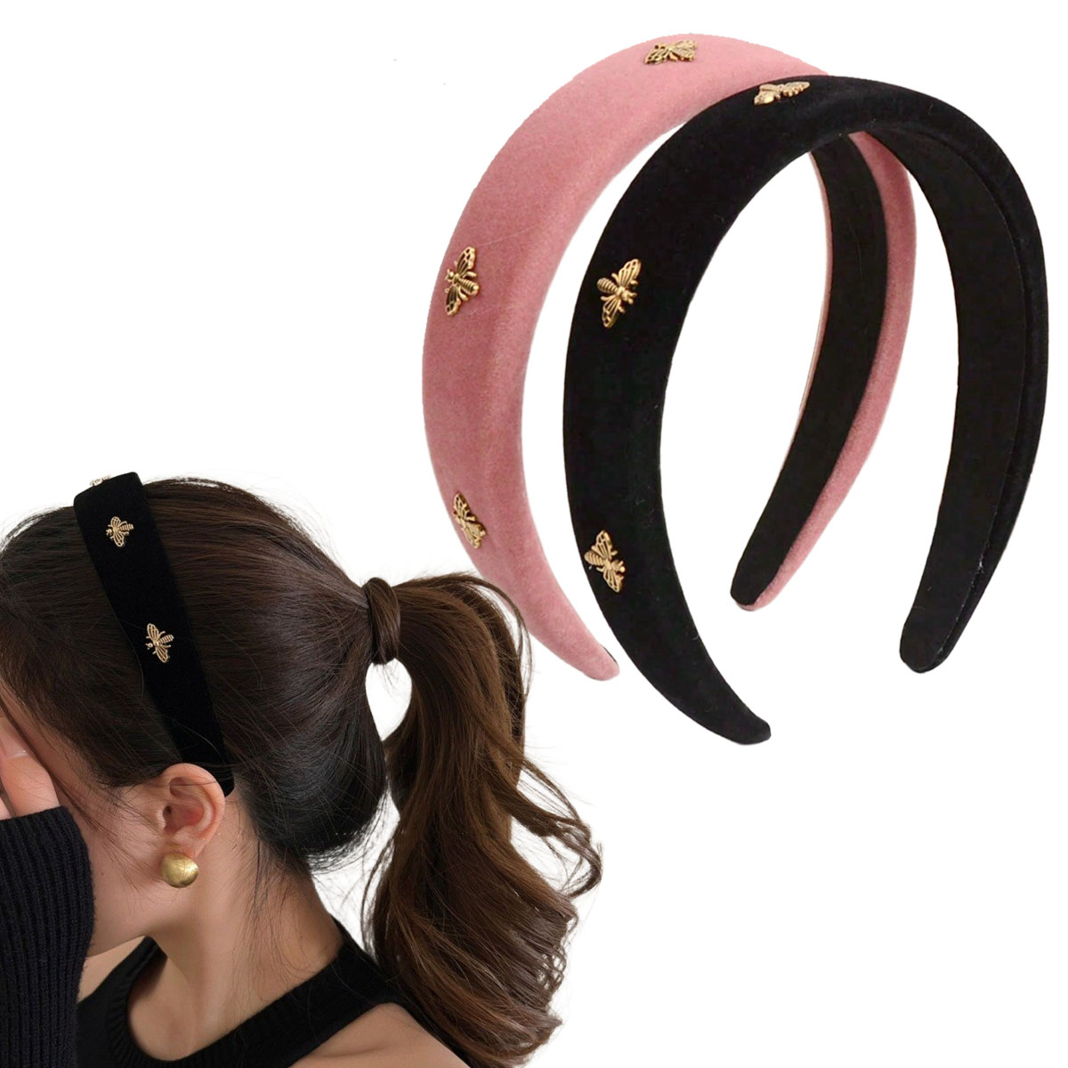 Little Bee Bandeau en velours  - Winter Headband Fleece avis et prix