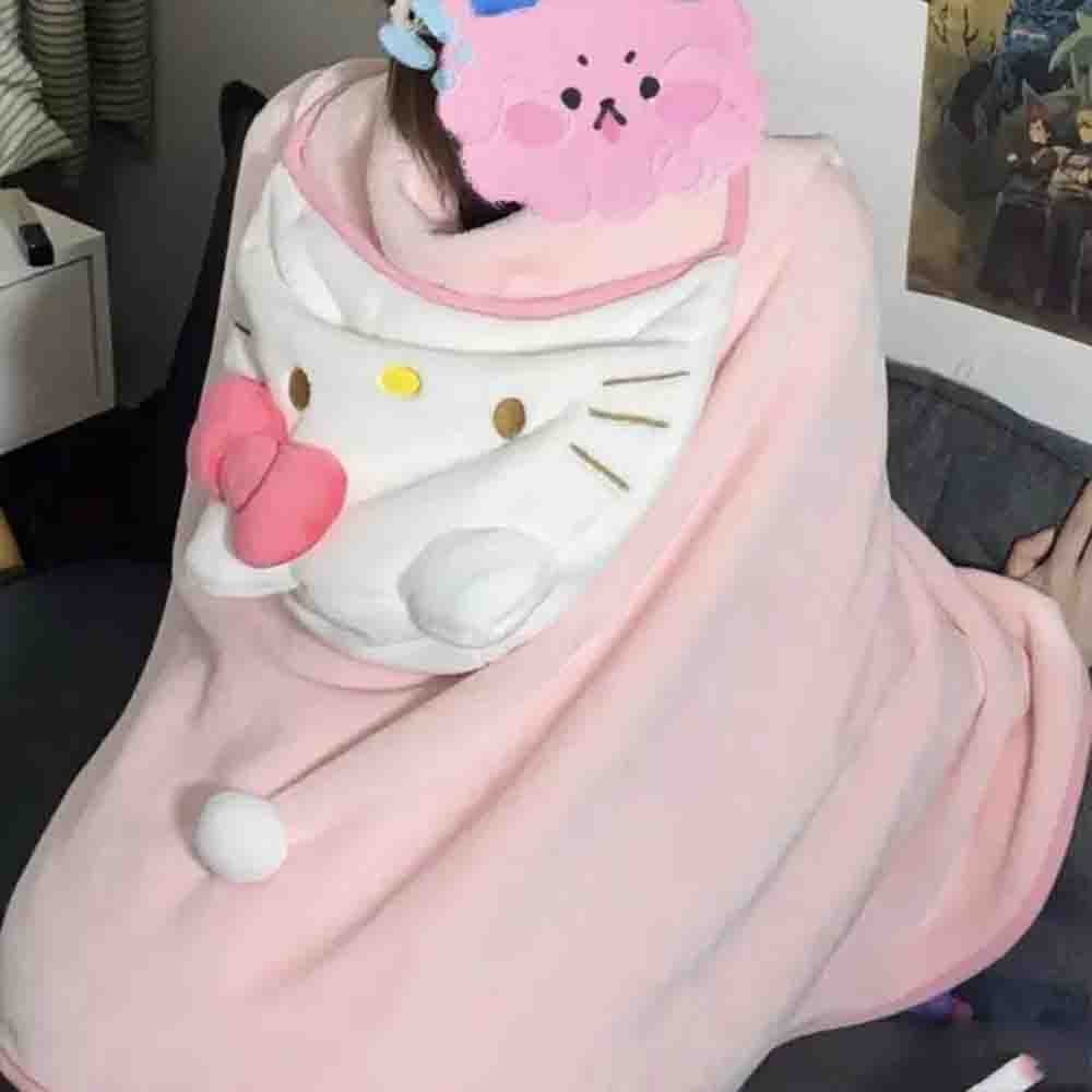 Mignonne cape-couverture Hello - Shawl Wrap Winter avis et prix