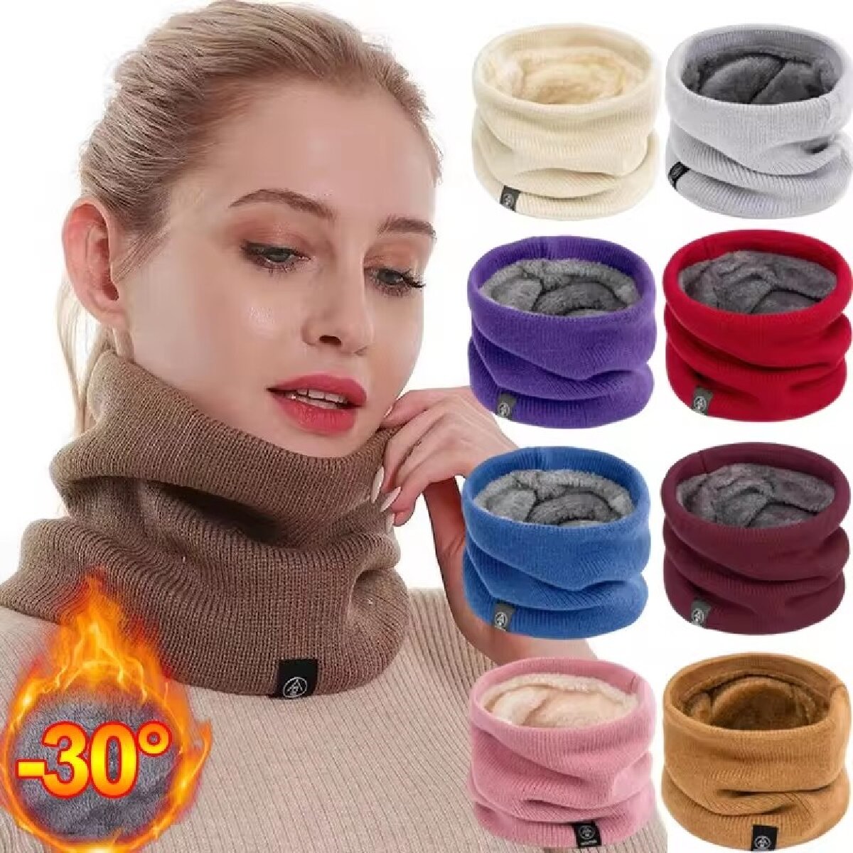 Silencieux en peluche solide p - Winter Headband Fleece avis et prix